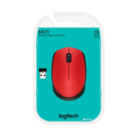 Logitech M171 rojo  Ratón