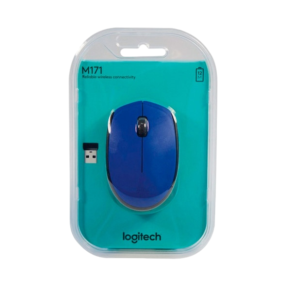 Logitech M171 azul  Ratón Logitech M171 azul  Ratón