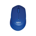 Logitech M330 Silent Plus azul - Ratón