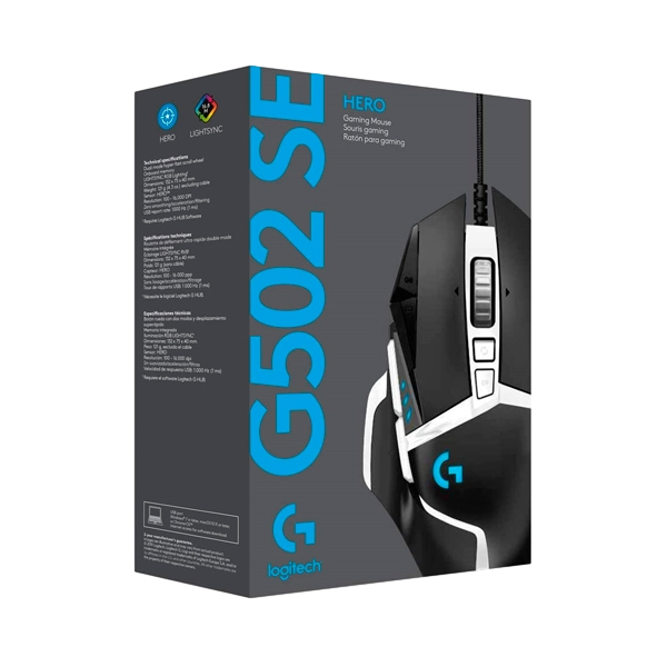 Logitech G502 Special Edition Ratón Gaming 16000DPI Ratón Logitech G502 Special Edition Ratón Gaming 16000DPI Ratón