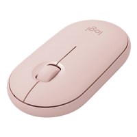 Logitech Pebble M350 Óptico Bluetooth Rosa  Ratón