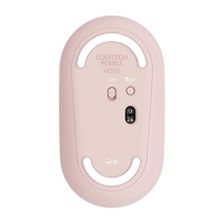 Logitech Pebble M350 Óptico Bluetooth Rosa  Ratón