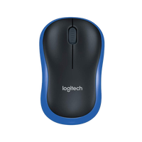 Logitech M185 Azul | Ratón Inalámbrico Ambidiestro Sensor Óptico 1000 DPI Conectividad 2.4GHz Windows macOS