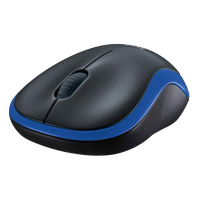 Logitech M185 Azul  Ratón Inalámbrico Ambidiestro Sensor Óptico 1000 DPI Conectividad 24GHz Windows macOS