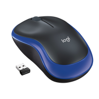 Logitech M185 Azul  Ratón Inalámbrico Ambidiestro Sensor Óptico 1000 DPI Conectividad 24GHz Windows macOS