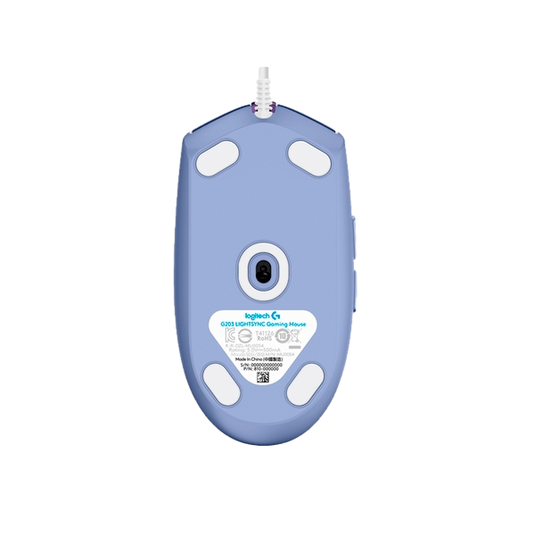 Logitech Gaming Mouse G203 LightSync 8000dpi Lila  Ratón Logitech Gaming Mouse G203 LightSync 8000dpi Lila  Ratón