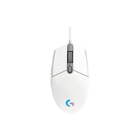 Logitech Gaming Mouse G203 LightSync 8000dpi Blanco  Ratón