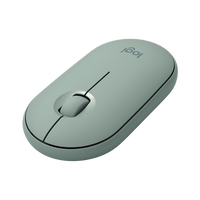 Logitech Pebble M350 Óptico Bluetooth Eucalipto  Ratón
