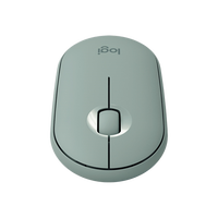 Logitech Pebble M350 Óptico Bluetooth Eucalipto  Ratón