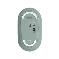 Logitech Pebble M350 Óptico Bluetooth Eucalipto  Ratón