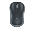 Logitech M185 Gris | Ratón Inalámbrico Ambidiestro Sensor Óptico 1000 DPI Conectividad 2.4GHz Windows macOS