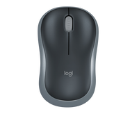 Logitech M185 Gris | Ratón Inalámbrico Ambidiestro Sensor Óptico 1000 DPI Conectividad 2.4GHz Windows macOS