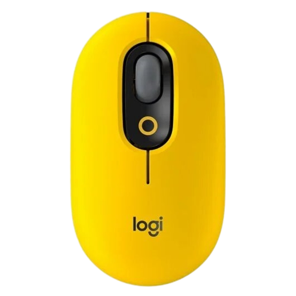 Logitech POP Mouse Emoji Blast Yellow  Ratón Logitech POP Mouse Emoji Blast Yellow  Ratón