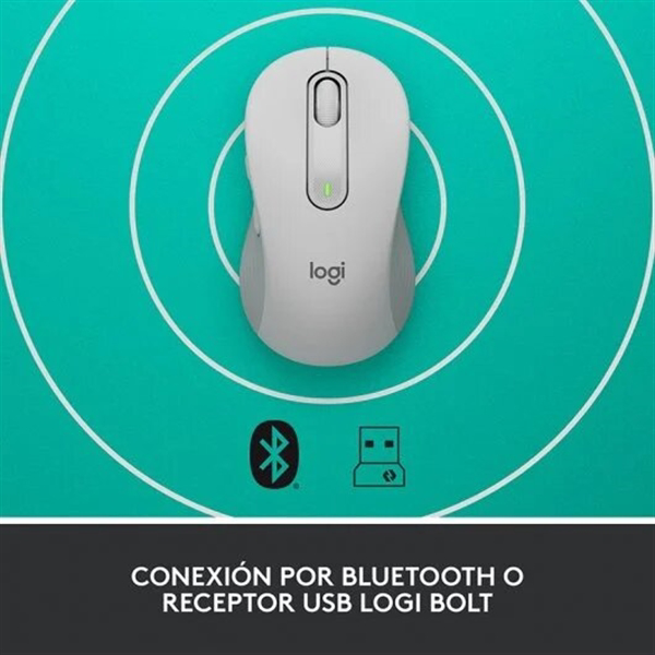 Logitech M650 Signature Grande Blanco  Ratón Logitech M650 Signature Grande Blanco  Ratón