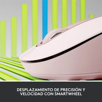 Logitech M650 Signature Grande Rosa  Ratón