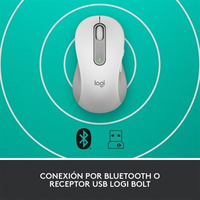Logitech M650 Signature L Left Blanco Ratón Logitech M650 Signature L Left Blanco Ratón