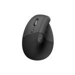 Logitech Lift Grafito Left para zurdos - Ratón ergonómico vertical