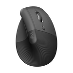 Logitech Lift Grafito Ergonómico Vertical 4 botones | Ratón Inalámbrico