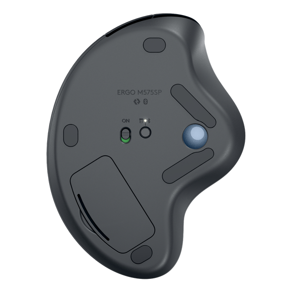 Logitech ERGO M575S Trackball Ratón Inalámbrico Ergonómico Sensor Óptico Bluetooth USB Logi Bolt Grafito Logitech ERGO M575S Trackball Ratón Inalámbrico Ergonómico Sensor Óptico Bluetooth USB Logi Bolt Grafito