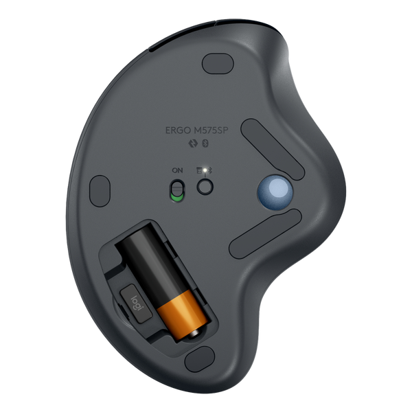 Logitech ERGO M575S Trackball Ratón Inalámbrico Ergonómico Sensor Óptico Bluetooth USB Logi Bolt Grafito Logitech ERGO M575S Trackball Ratón Inalámbrico Ergonómico Sensor Óptico Bluetooth USB Logi Bolt Grafito