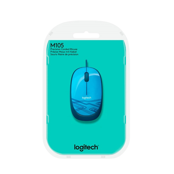 Logitech M105 azul Ratón Logitech M105 azul Ratón