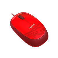 Logitech M105 rojo  Ratón