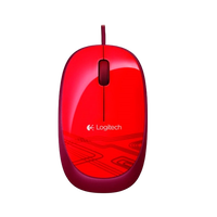 Logitech M105 rojo  Ratón