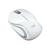 Logitech M187 blanco Wireless  Ratón