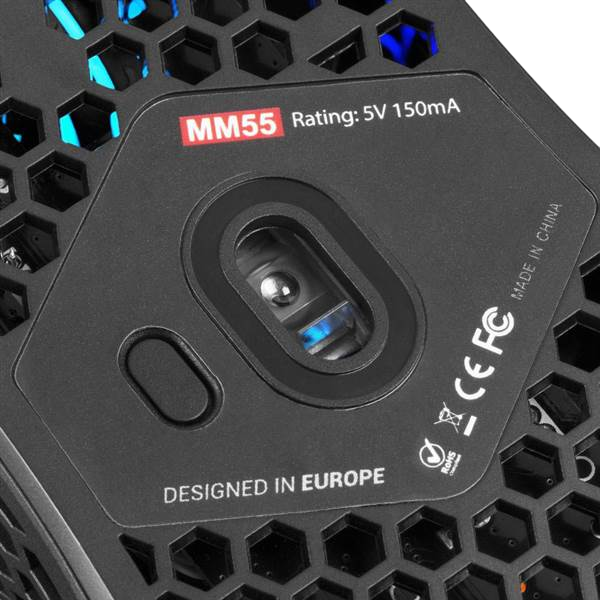 Mars Gaming MM55 Black RGB Ratón Mars Gaming MM55 Black RGB Ratón