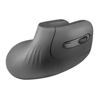 Mars Gaming MMWERGOPRO  Ratón Vertical Ergonómico Inalámbrico 3200 DPI Huano Switches Negro