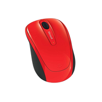 Microsoft Wireless Mobile Mouse 3500 Rojo  Ratón