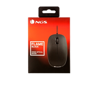NGS Flame Black USB Ratón NGS Flame Black USB Ratón