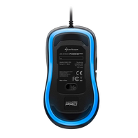 Sharkoon Force PRO USB 3200DPI Negro  Ratón