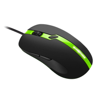 Sharkoon Force PRO USB 3200DPI Verde  Ratón