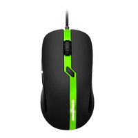 Sharkoon Force PRO USB 3200DPI Verde  Ratón