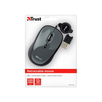 Trust Yvi USB retráctil Ratón Trust Yvi USB retráctil Ratón