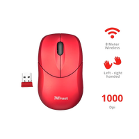 Trust Inu small wireless rojo  Ratón