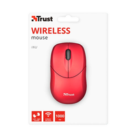 Trust Inu small wireless rojo  Ratón
