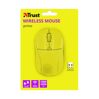 Trust Primo amarillo neon wireless  Ratón