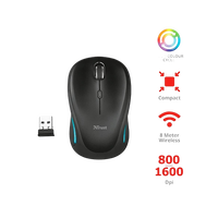 Trust Yvi FX negro wireless Ratón Trust Yvi FX negro wireless Ratón