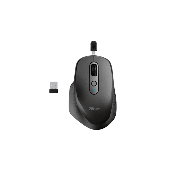 Trust Ozaa wirless recargable negro  Ratón Trust Ozaa wirless recargable negro  Ratón