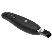 V7 WP100024G19EB Presentador inalámbrico Profesional con Láser rojo V7 WP100024G19EB Presentador inalámbrico Profesional con Láser rojo