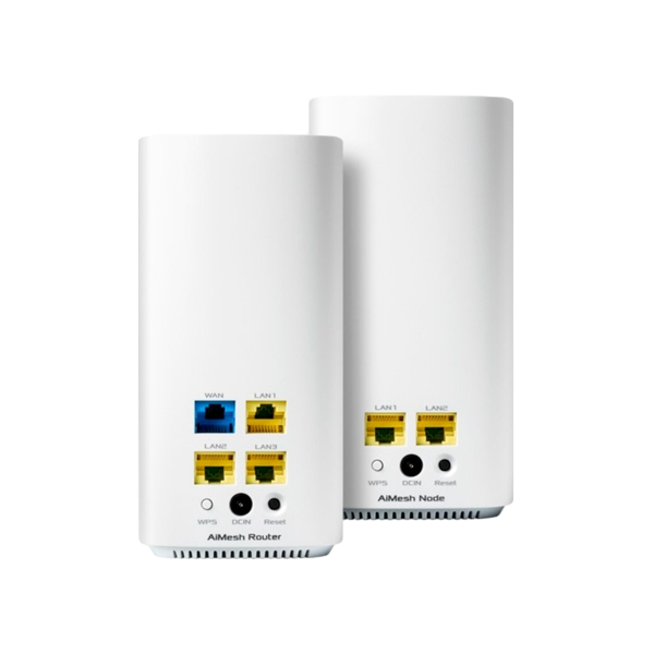Asus ZenWiFi Mini CD6 Pack x2 AC1500 Blanco Router Mesh Asus ZenWiFi Mini CD6 Pack x2 AC1500 Blanco Router Mesh