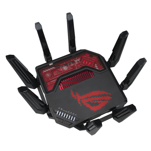 ASUS ROG Rapture GTBE19000 Router WiFi 7 TriBand 19Gbps ASUS ROG Rapture GTBE19000 Router WiFi 7 TriBand 19Gbps