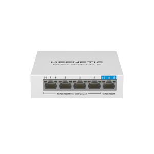 Keenetic PoE Switch 5 Switch 5 puertos Gigabit 4 PoE 60W Keenetic PoE Switch 5 Switch 5 puertos Gigabit 4 PoE 60W