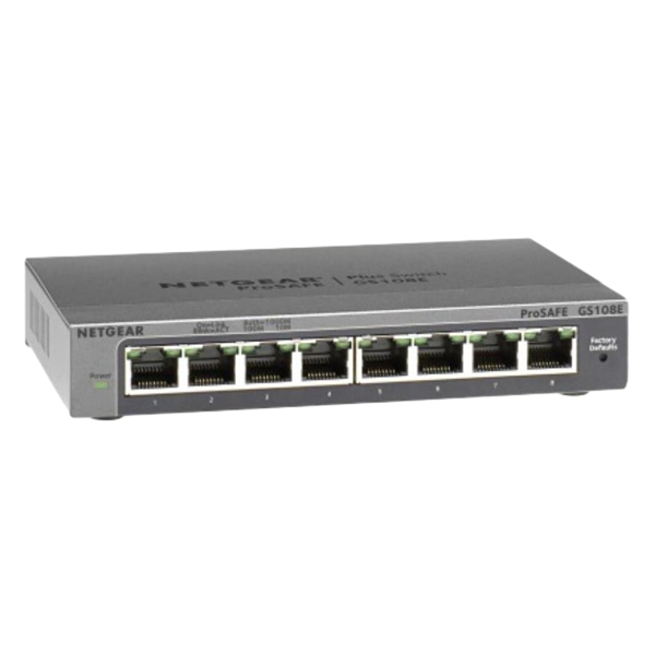 Netgear ProSafe Plus GS108E 8 Puertos GBLan   Switch Netgear ProSafe Plus GS108E 8 Puertos GBLan   Switch
