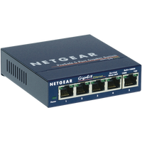 Netgear ProSafe GS105 5 Puertos Gigabit Switch Netgear ProSafe GS105 5 Puertos Gigabit Switch