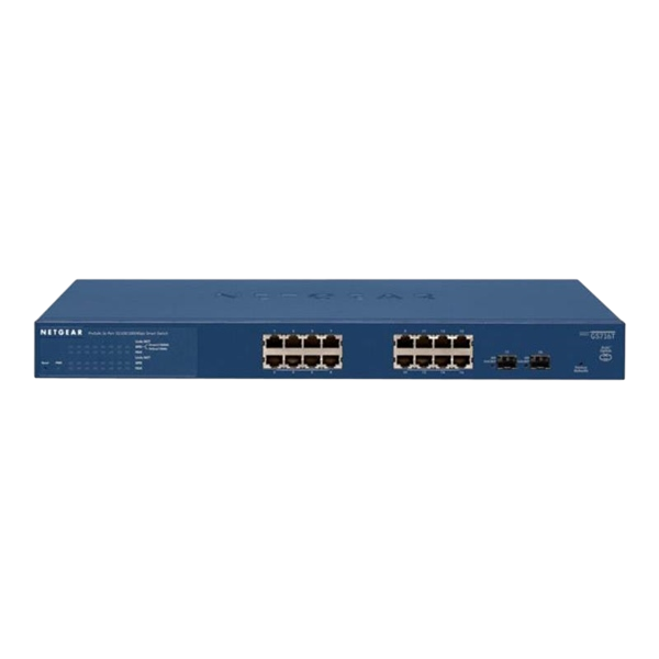 Netgear GS716T ProSafe 16 Puertos Gigabit 2 SFP Switch Netgear GS716T ProSafe 16 Puertos Gigabit 2 SFP Switch