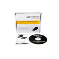 StarTechcom USB 20 Inalámbrico WiFi Mini Adaptador de Red