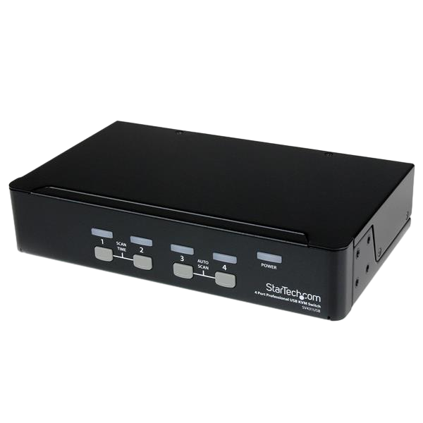 StarTechcom Conmutador Profesional KVM 4 Puertos Switch StarTechcom Conmutador Profesional KVM 4 Puertos Switch